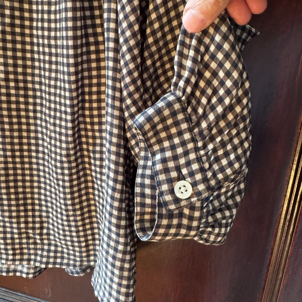 Check Button Blouse - image 4